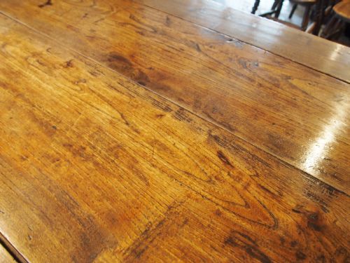 TABLE RARE SOLID ELM WEST COUNTRY REFECTORY FARMHOUSE DINING C1840 - ADDITIONAL PHOTO 5