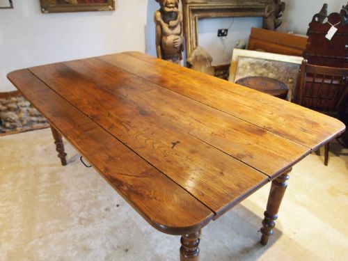 TABLE RARE SOLID ELM WEST COUNTRY REFECTORY FARMHOUSE DINING C1840 - ADDITIONAL PHOTO 9
