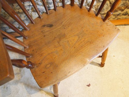 CHAIR WINDSOR MANNER OF HEALS OR COTSWOLD SCHOOL YEWELM C1930 - ADDITIONAL PHOTO 2
