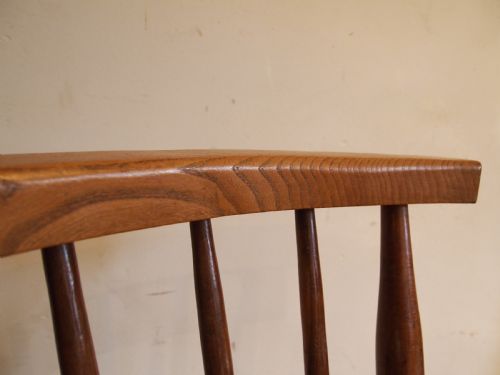 CHAIR WINDSOR MANNER OF HEALS OR COTSWOLD SCHOOL YEWELM C1930 - ADDITIONAL PHOTO 4