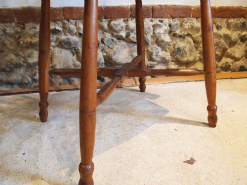 CHAIR WINDSOR MANNER OF HEALS OR COTSWOLD SCHOOL YEWELM C1930 - ADDITIONAL PHOTO 6