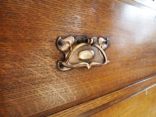 CHEST OF DRAWERS RARE VICTORIAN ARTS AND CRAFTS C1890 - ADDITIONAL PHOTO 4