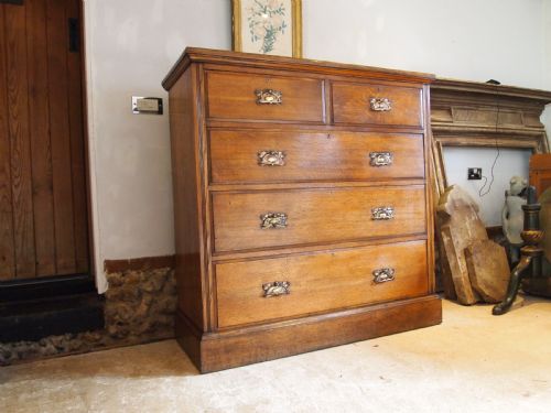 CHEST OF DRAWERS RARE VICTORIAN ARTS AND CRAFTS C1890 - ADDITIONAL PHOTO 8