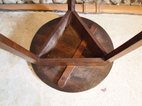 TABLE CRICKET TABLE STUNNING GEORGE III OAK C1800 - ADDITIONAL PHOTO 5