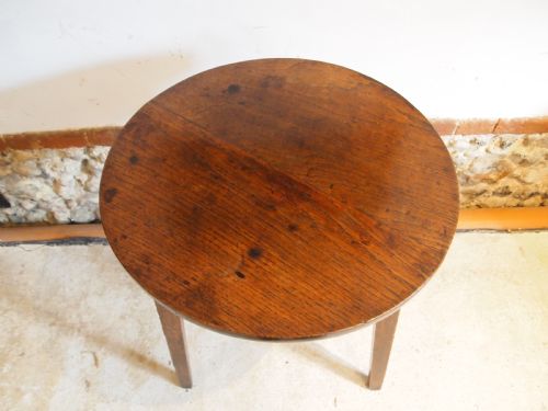 TABLE CRICKET TABLE STUNNING GEORGE III OAK C1800 - ADDITIONAL PHOTO 11