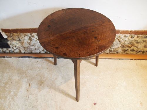 TABLE CRICKET TABLE STUNNING GEORGE III OAK C1800 - ADDITIONAL PHOTO 12