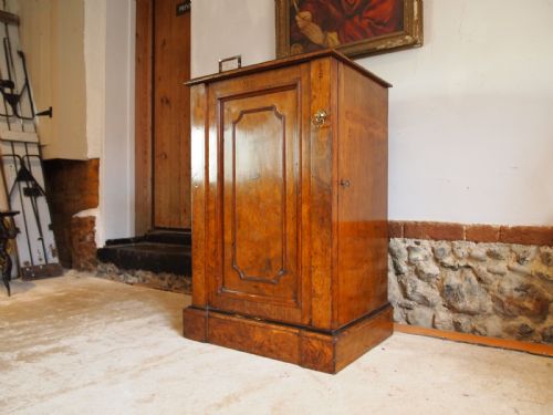 CABINET RARE BURR OAK CHEST OF DRAWERS VICTORIAN C1850 - ADDITIONAL PHOTO 5
