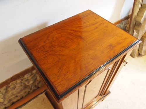 CABINET RARE BURR OAK CHEST OF DRAWERS VICTORIAN C1850 - ADDITIONAL PHOTO 6