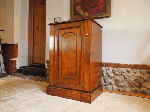 CABINET RARE BURR OAK CHEST OF DRAWERS VICTORIAN C1850 - ADDITIONAL PHOTO 11