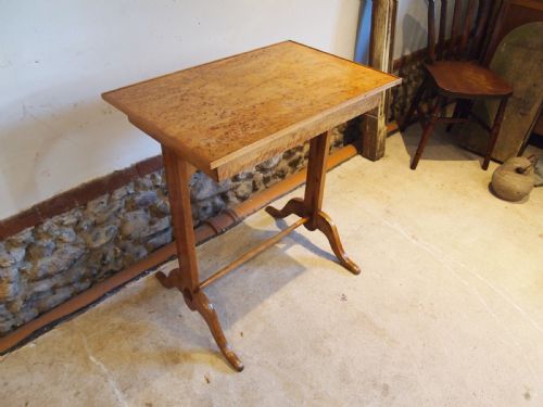 table rare swedish burr birch side hall side console c1880 - CATEGORY: ANTIQUE TABLES - DATED VICTORIAN
