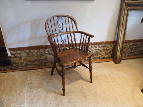 chair stunning early victorian windsor ash and elm c1840 - CATEGORY: ANTIQUE CHAIRS - DATED 19TH CENTURY