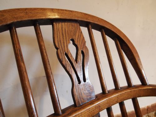 CHAIR STUNNING EARLY VICTORIAN WINDSOR ASH AND ELM C1840 - ADDITIONAL PHOTO 4