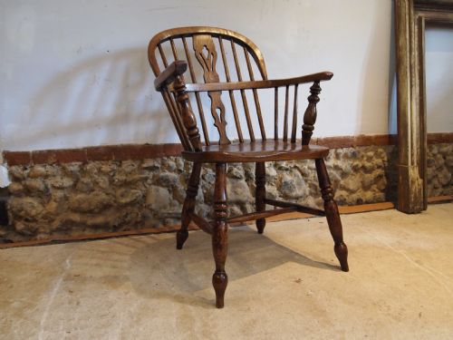 CHAIR STUNNING EARLY VICTORIAN WINDSOR ASH AND ELM C1840 - ADDITIONAL PHOTO 7