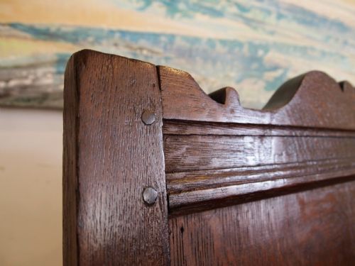 CHAIR RARE GEORGE I SCOTTISH LAMBING CHAIR OAK C1720 - ADDITIONAL PHOTO 5