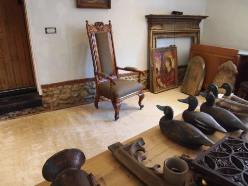 CHAIR STUNNING SCOTTISH ARTS AND CRAFTS OAK C1880 - ADDITIONAL PHOTO 5