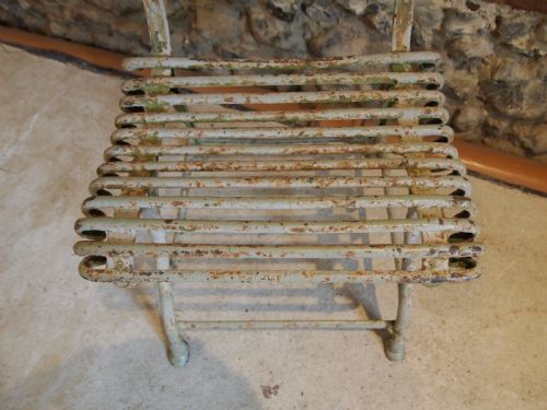CHAIR RARE VICTORIAN ARRAS GARDEN CHAIR C1890 - ADDITIONAL PHOTO 4