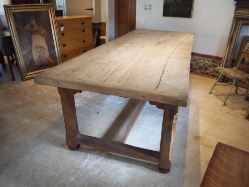 TABLE REFECTORY FRENCH OAK SEATS 10 FARMHOUSE DINING C1900 - ADDITIONAL PHOTO 7