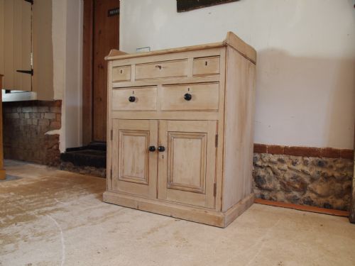 DRESSER RARE SMALL EARLY VICTORIAN PINE C1840 - ADDITIONAL PHOTO 6