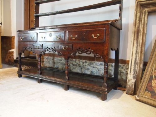 DRESSER EXCEPTIONAL RARE GLAMORGAN WELSH OAK C1770 - ADDITIONAL PHOTO 11