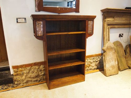 bookcase rare liberty co arts crafts oak c1904 - CATEGORY: ANTIQUE BOOKCASES - DATED 1900