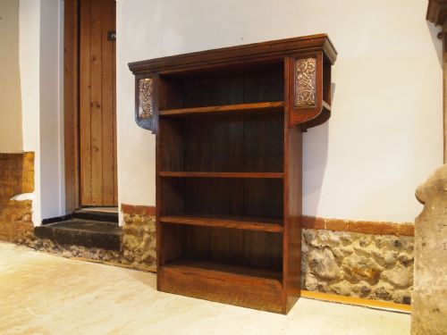 BOOKCASE RARE LIBERTY CO ARTS CRAFTS OAK C1904 - ADDITIONAL PHOTO 5
