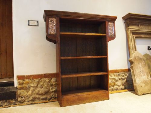 BOOKCASE RARE LIBERTY CO ARTS CRAFTS OAK C1904 - ADDITIONAL PHOTO 6