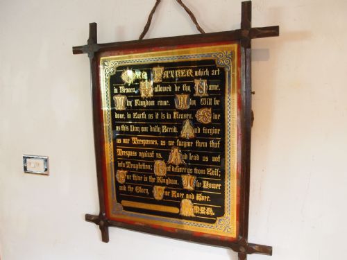 ARTS AND CRAFTS FINE VICTORIAN LORDS PRAYER GILDED D1878 - ADDITIONAL PHOTO 7