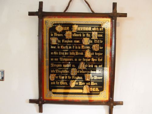 ARTS AND CRAFTS FINE VICTORIAN LORDS PRAYER GILDED D1878 - ADDITIONAL PHOTO 9