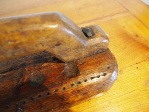 RARE NAIVE FOLK ART NORWEGIAN MANGLE BOARD DATED 1833 - ADDITIONAL PHOTO 6