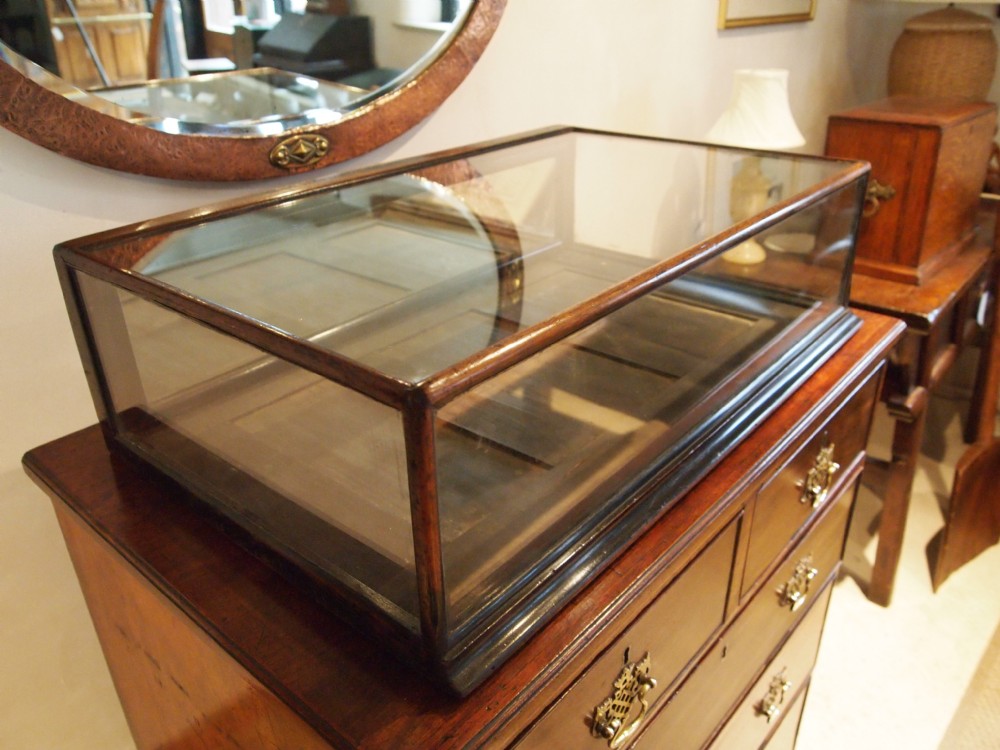 Cabinet display haberdashery Victorian Mahogany c1880