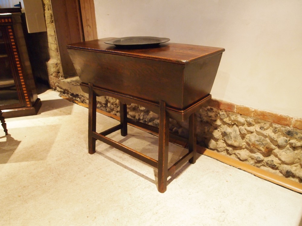 Dough bin blanket box chest coffer George III Elm c1810 wonderful size