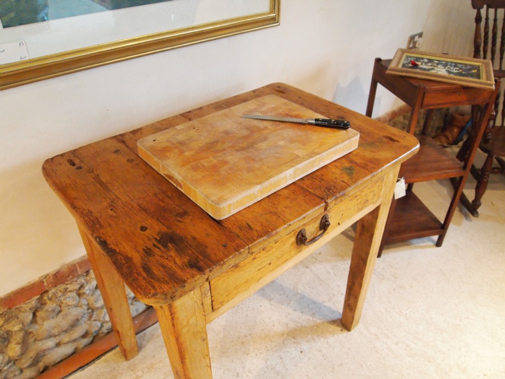 Table George III Pine Prep table c1800