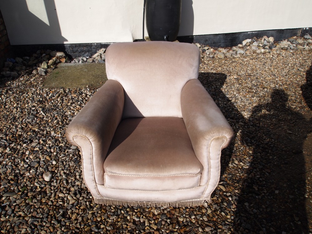 Armchair Victorian Howard style armchair c1890