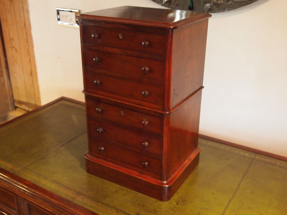 Chest of Drawers rare collectors apprentice Miniature Victorian Mahogany c1890