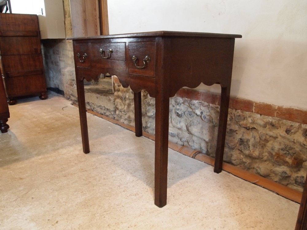 Table Lowboy stunning Oak George III c1760