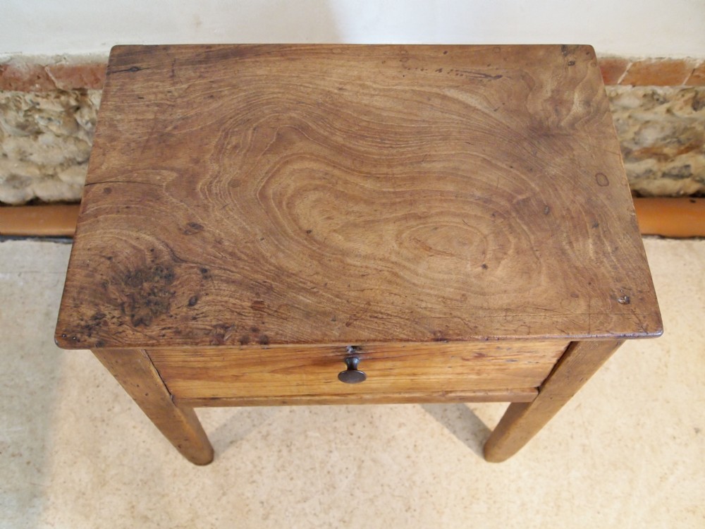 Table stool Rare George III Pine and burr and figured Cherry box stool c1800