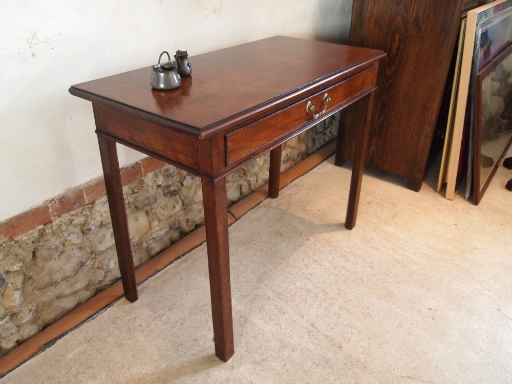 Table console hall side George III Mahogany c1790