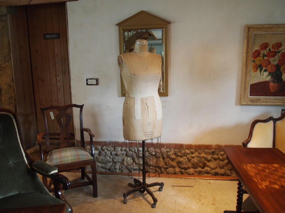 Tailors dummy mannequin Kennett and Lindsell Gopsall street original c1920