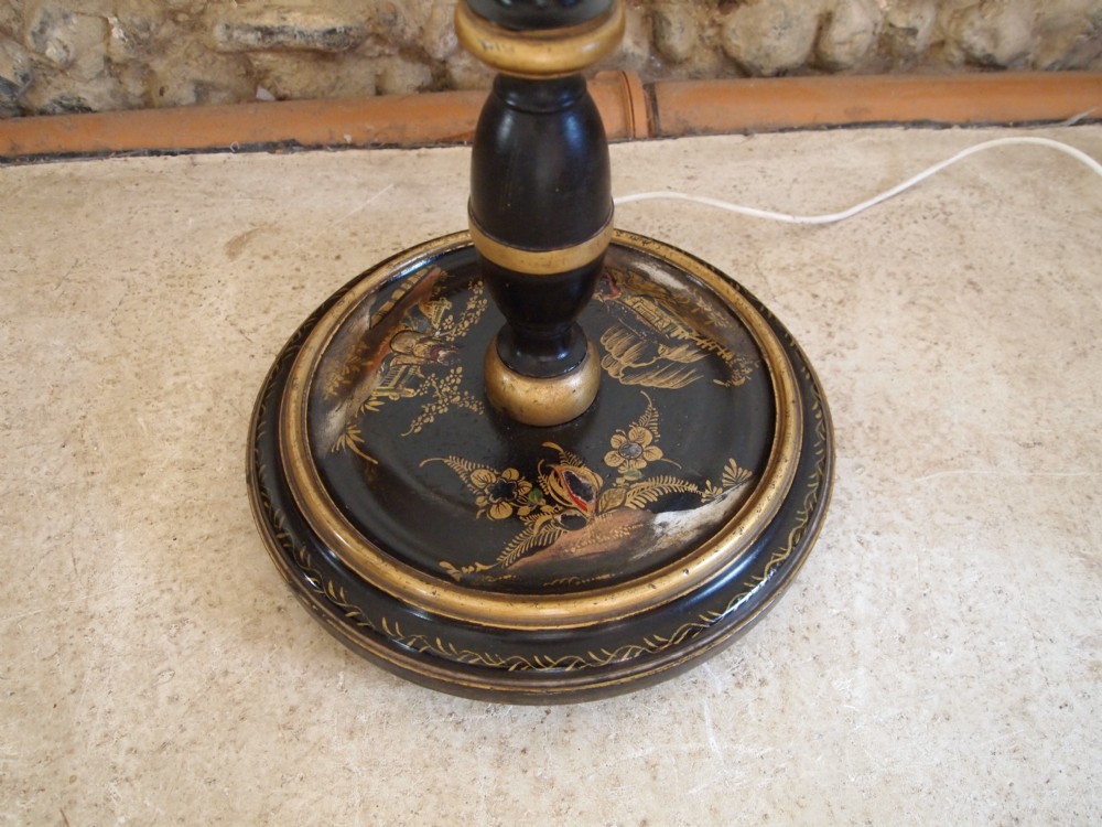 Lamp Chinoiserie standard lamp c1920