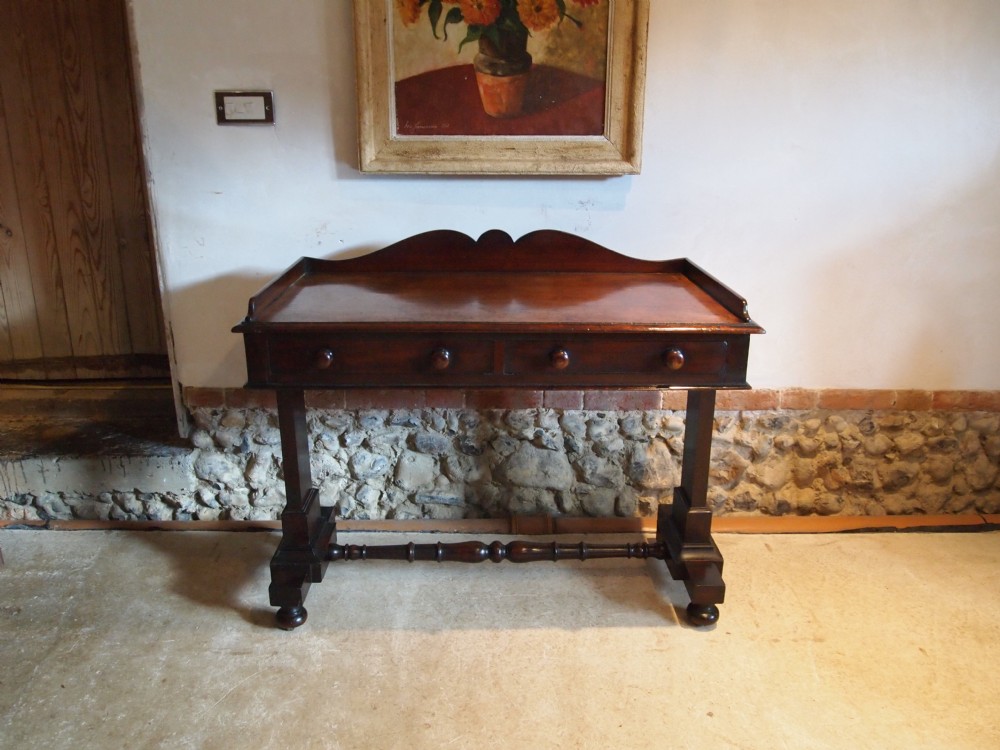 Desk Table Early Victorian Mahogany c1840