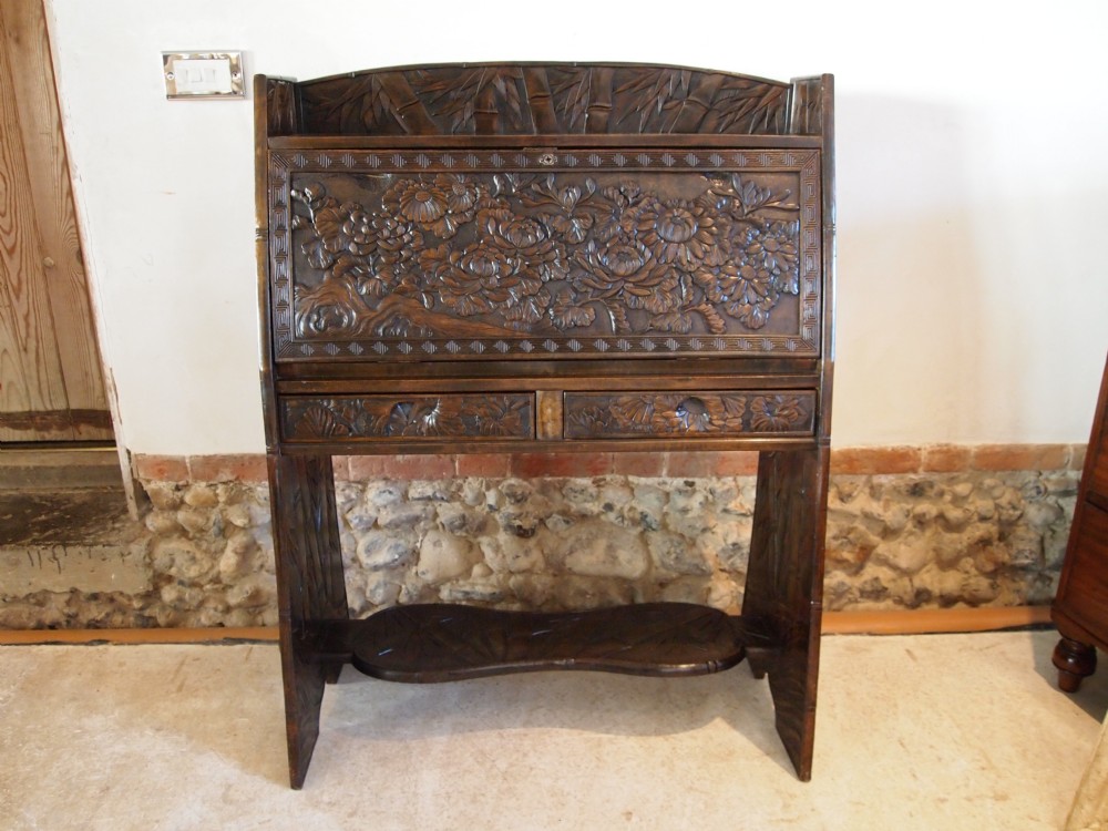 Bureau arts and crafts aesthetic oriental c1900