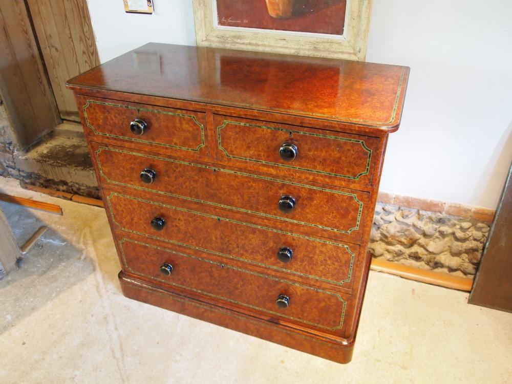 Chest of drawers rare fine Victorian painted chest c1880