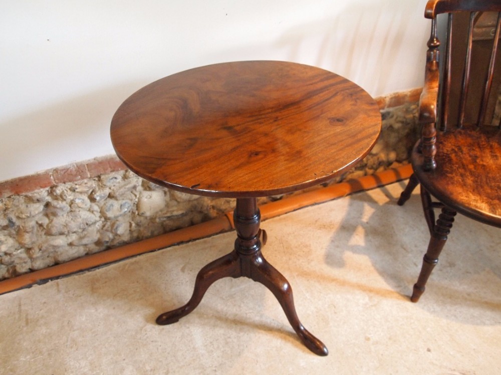 Table George III Mahogany lamp hall side table c1770