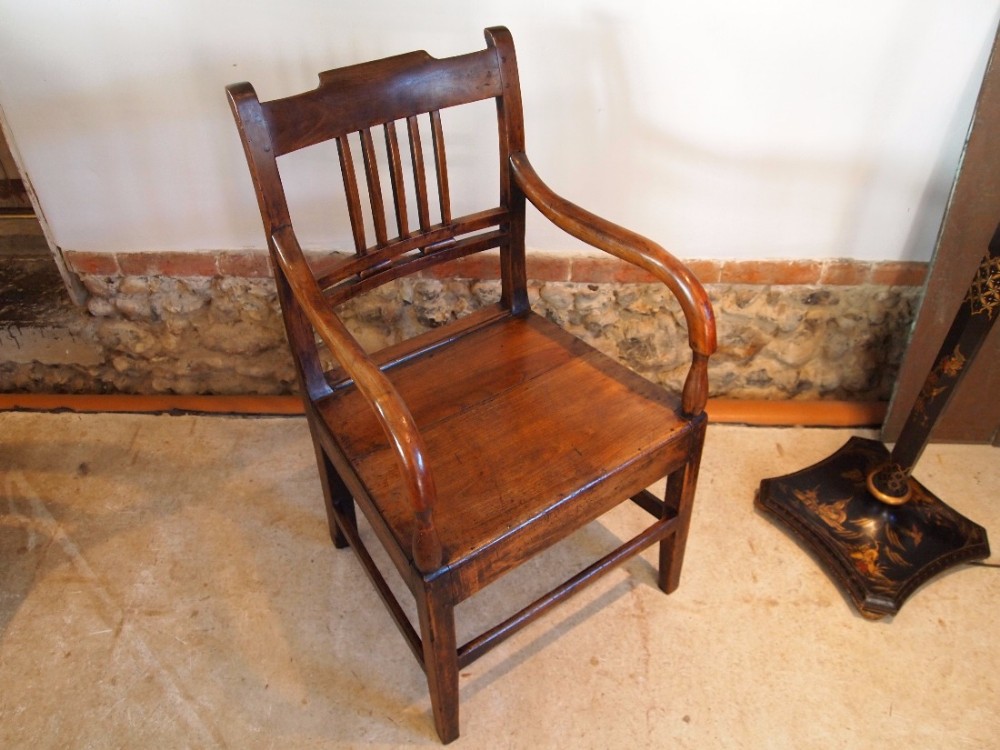 Chair George III Windsor armchair Fruit wood and Elm c1790