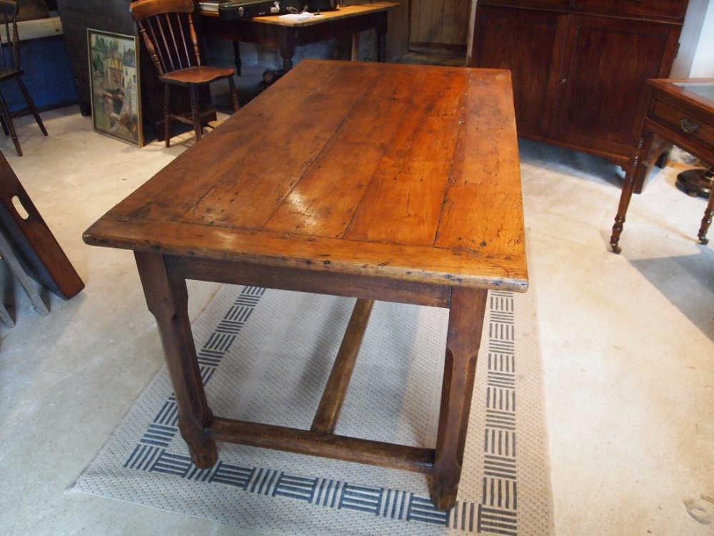 Table French Cherry refectory dining table c1850