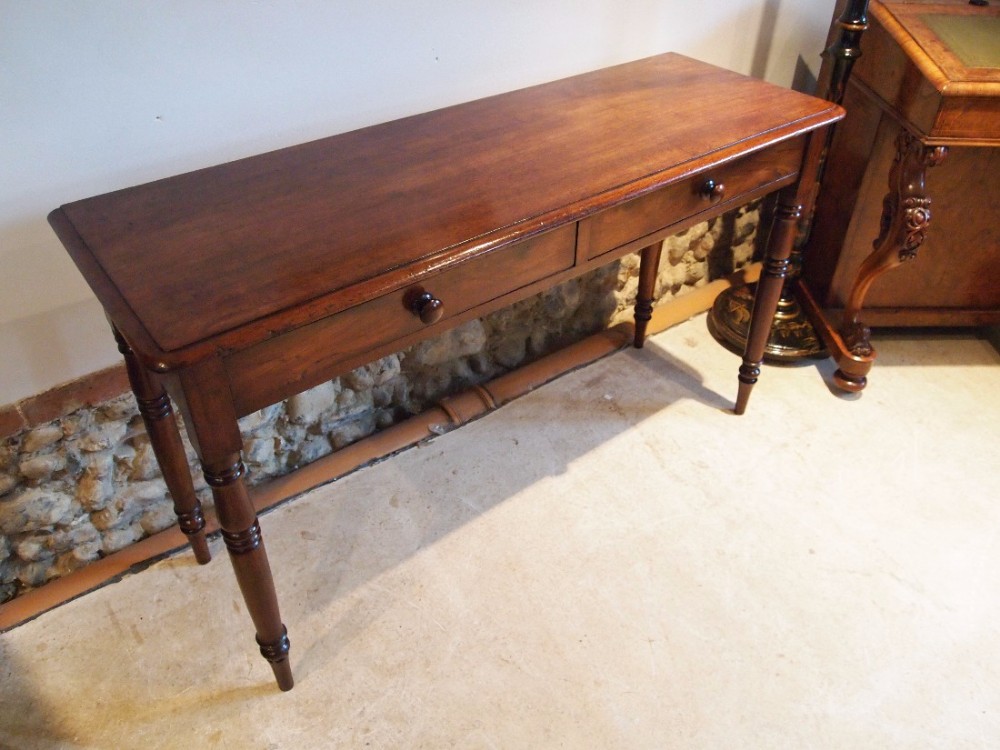 Table hall side console table Victorian Mahogany c1870