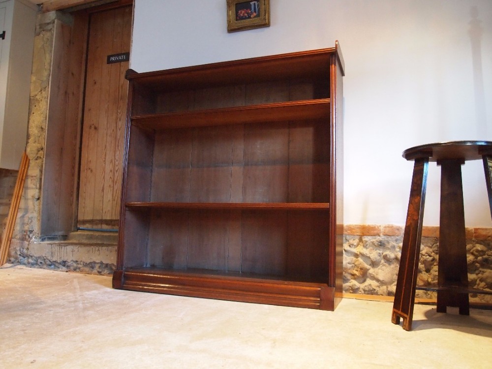 Bookcase Victorian Walnut c1890