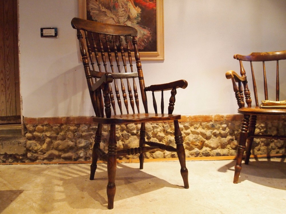 Chair rare Victorian John Shadford Windsor chair Caistor Lincolnshire c1870
