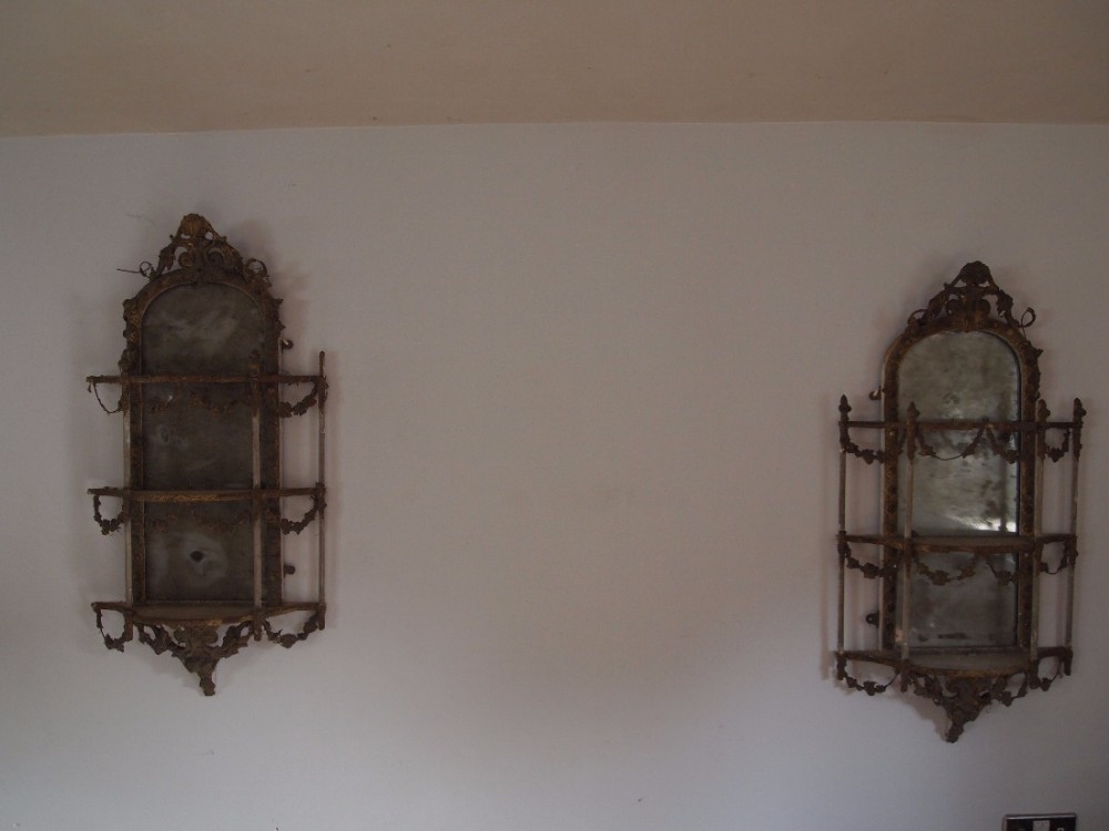 Mirror a rare pair of Regency pier mirrors for restoration c1825