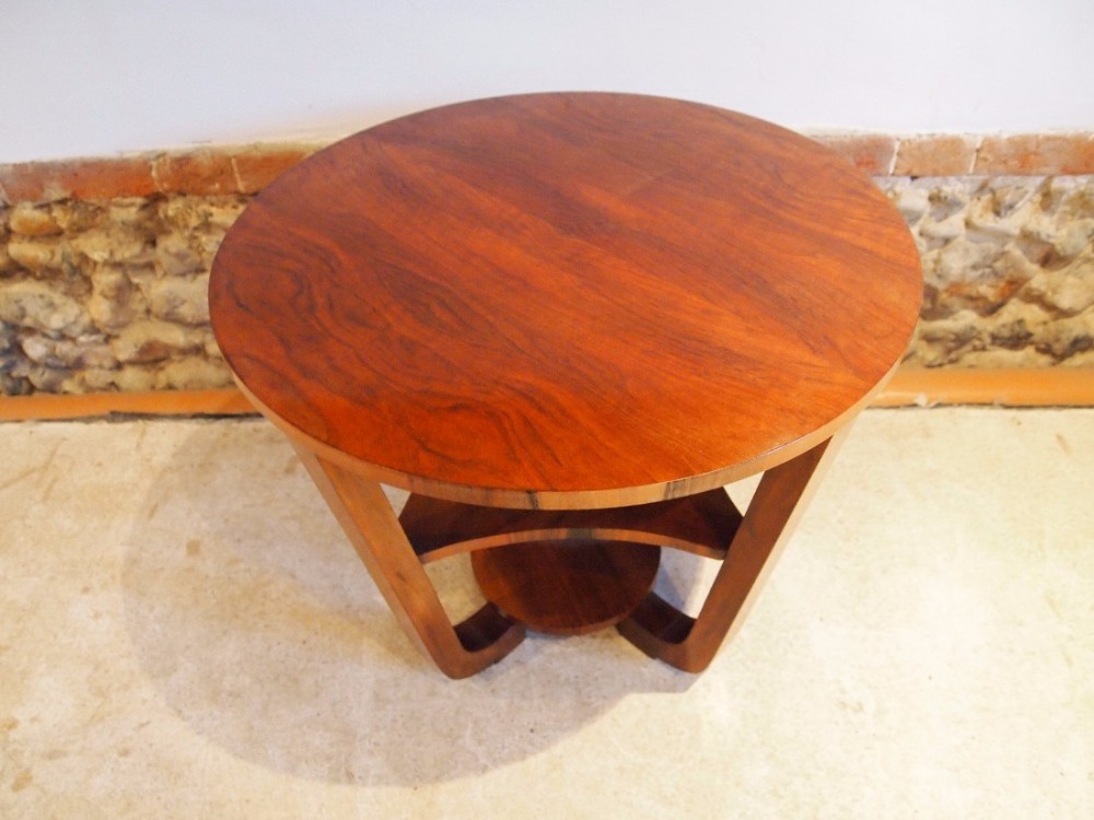 Table stunning Art Deco Walnut c1930
